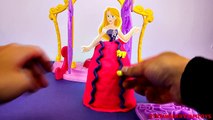 disney Play Doh Disney Princess Rapunzel Belle Design A Dress Boutique Playset StrawberryJamToys