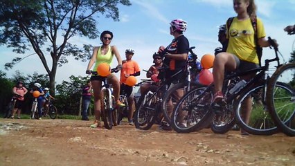 Papai noel, pedal solidário com 85 bikers, Taubaté, SP, MTB, 33 km, 2015, (38)