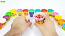 Play Doh ABC song Alphabet learning videos for toddlers Dippin Dots ABCs YouTube