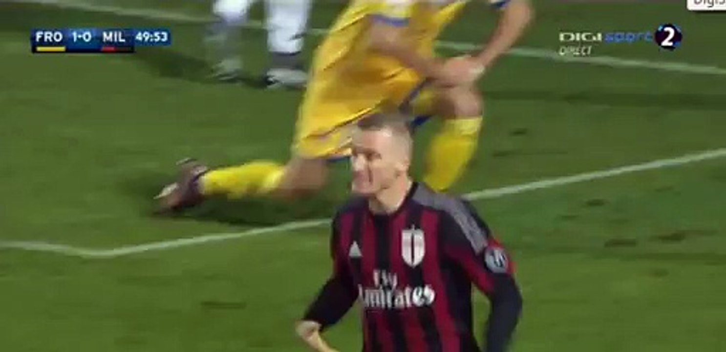 Ignazio Abate Goal 1:1/ Frosinone vs AC Milan 20.12.2015 HD