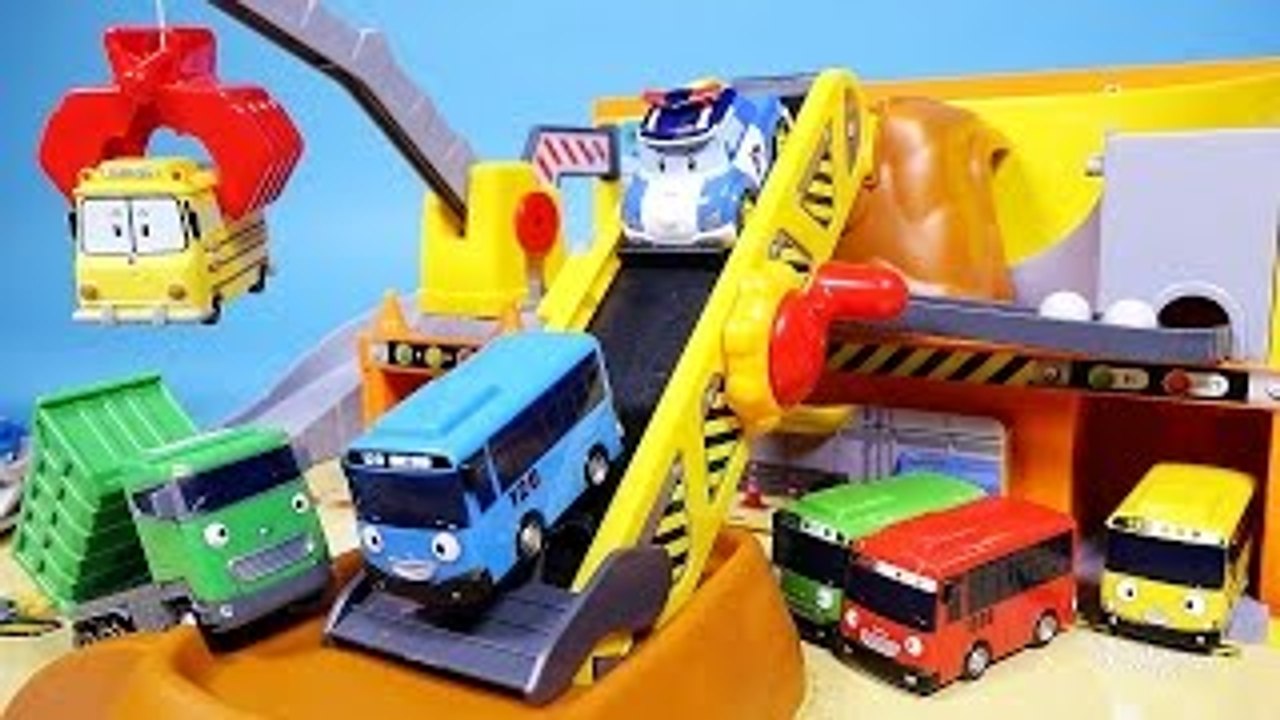 Tayo(타요) Tayo the Little Bus Heavy car play set...