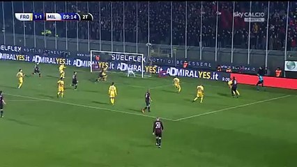 Carlos Bacca Super Goal Frosinone 1-2 Milan Serie A 20.12.2015 HD