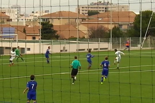 U17 National - OM 4-3 Bastia : le but de Mathieu Buech (64e)