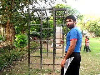 adil bin talat pakistan taekwondo champion hand stand pull up training