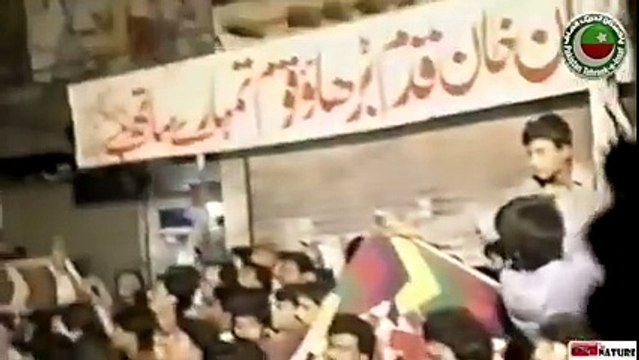 پاکستان تحریک انصاف کے سربراہ عمران خان کی 1996میں تحریک انصاف کے پہلے جلسے سے اپنے سیاسی کیرئر کے آغاز کے موقع پر پہلے