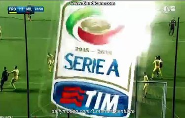 Alex Goal Frosinone 1-3 Milan Serie A 20.12.2015 HD