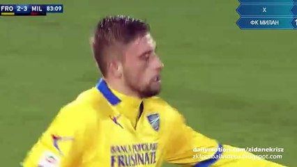 Federico Dionisi 2:3 | Frosinone v. AC Milan 20.12.2015 HD