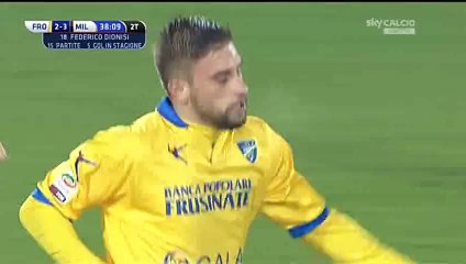 Federico Dionisi Goal - Frosinone 2-3 AC Milan - 20-12-2015