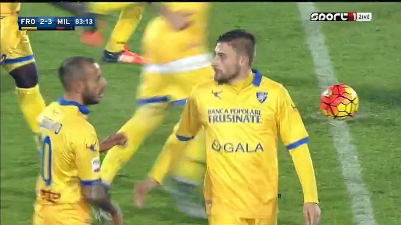 2-3 Federico Dionisi Goal Italy  Serie A - 20.12.2015, Frosinone Calcio 2-3 AC Milan