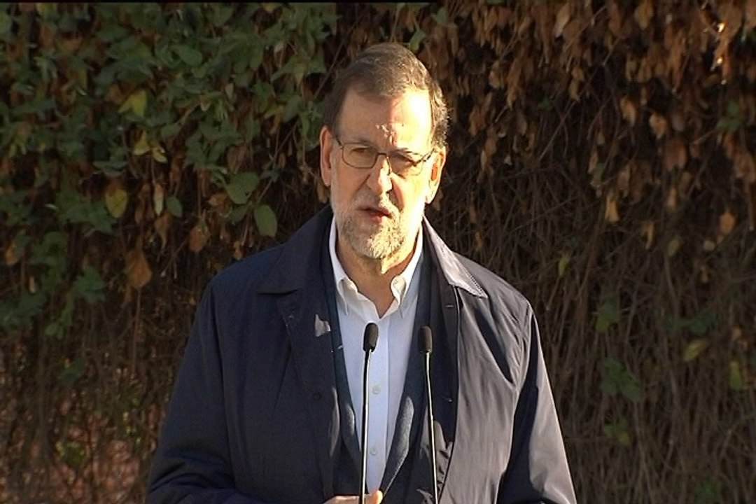 Rajoy: "Me dicen que está votando mucha gente"