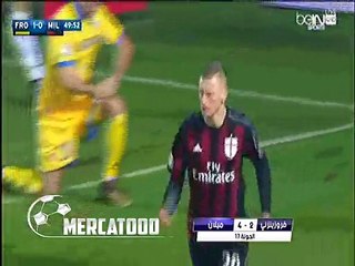 اهداف مباراة ( فروسينوني 2-4 ميلان ) الدوري الإيطالي الدرجة الاولي