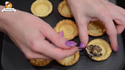 Жюльен в тарталетках (Видео рецепт)