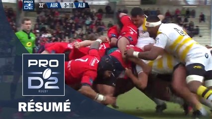 PRO D2 - Résumé Aurillac-Albi: 15-13 - J13 - Saison 2015/2016