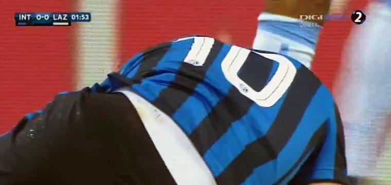 Felipe Melo Foul on Milinkovic-Savic Inter vs Lazio