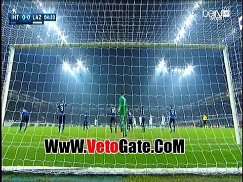 كاندريفا يتقدم بالهدف الاول لـ لاتسيو فى مرمى انتر ميلان