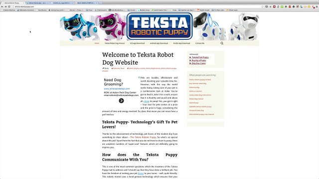 tekno robotic toys Teksta Robotic Puppy Review - Top Christmas Toys and Games kids robotic toys