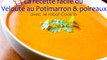 Recette facile du velouté au potimarron et aux poireaux (cook'in de Guy Demarle)