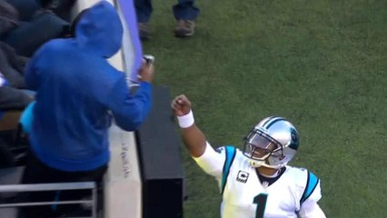 Cam Newton's football finds a fan