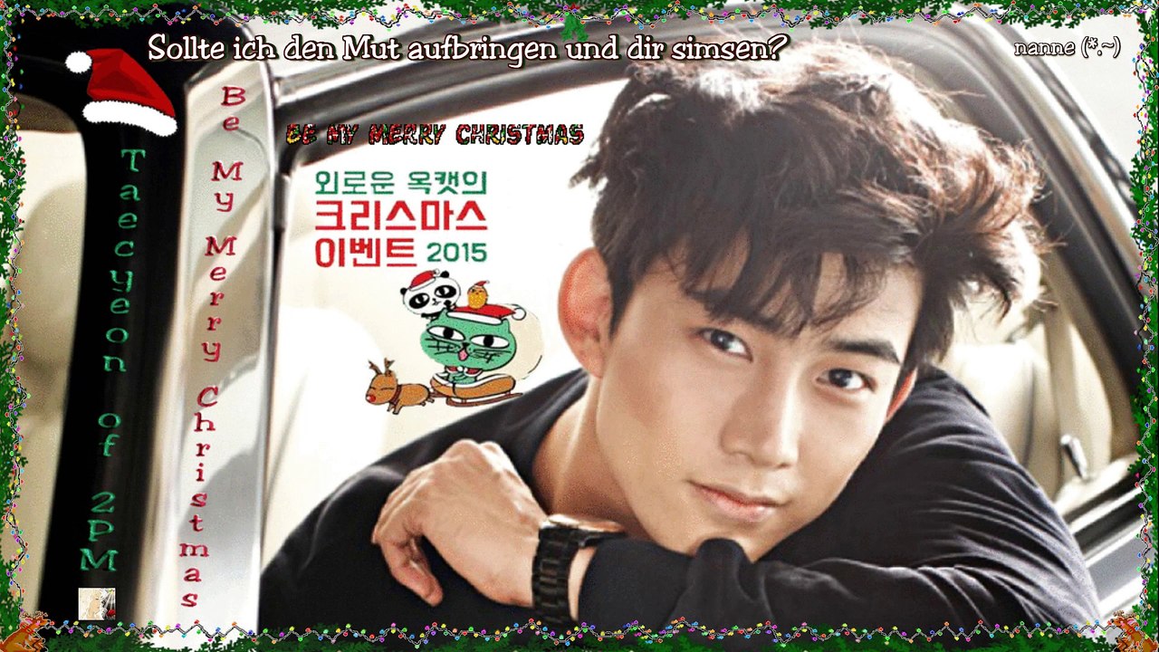 Taecyeon of 2PM - Be My Merry Christmas k-pop [german sub]