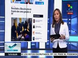 Informa teleSUR que PP ganaría elección española