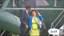 US President Obama is a gentleman. What Happens When Only President Obama Has an Umbrella?