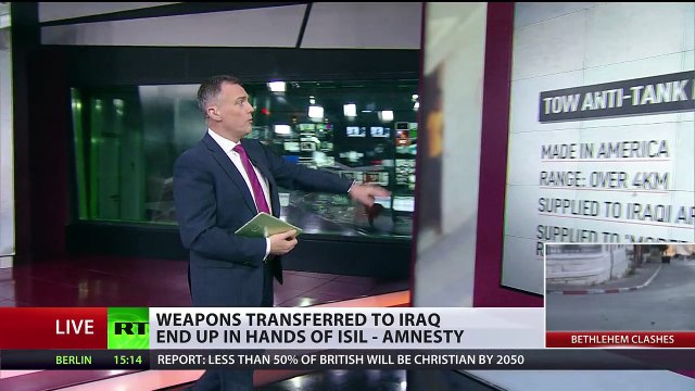 Amnesty slams US & allies for weapons falling into ISIS’ hands