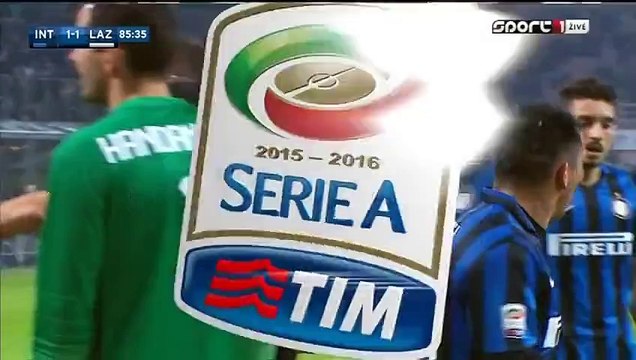 1-2 Antonio Candreva Goal Italy Serie A - 20.12.2015_ Inter Milano 1-2 Lazio