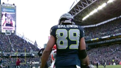 Russell Wilson hits Doug Baldwin again for a touchdown