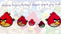 Very Angry Birds Finger Family Song Daddy Finger Nursery Rhymes Black Hockey Bird Green Ki