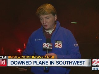 Downed plane in Southwest Bakersfield