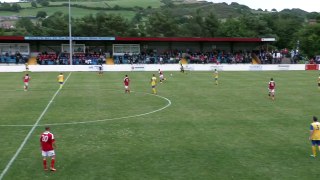 James Gray scores at Colwyn Bay