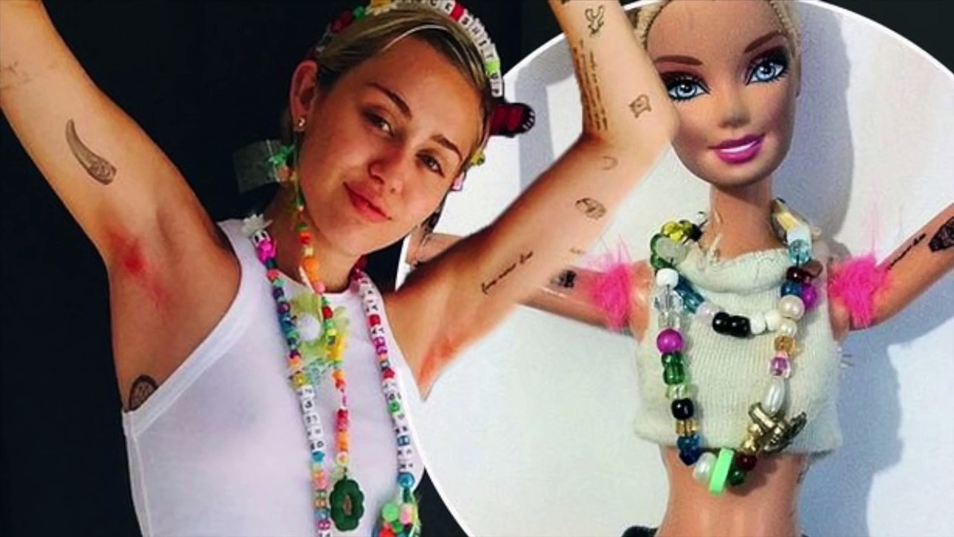 Miley Cyrus dyes her armpit hair pink and possibly somewhere else in latest bizarre selfie