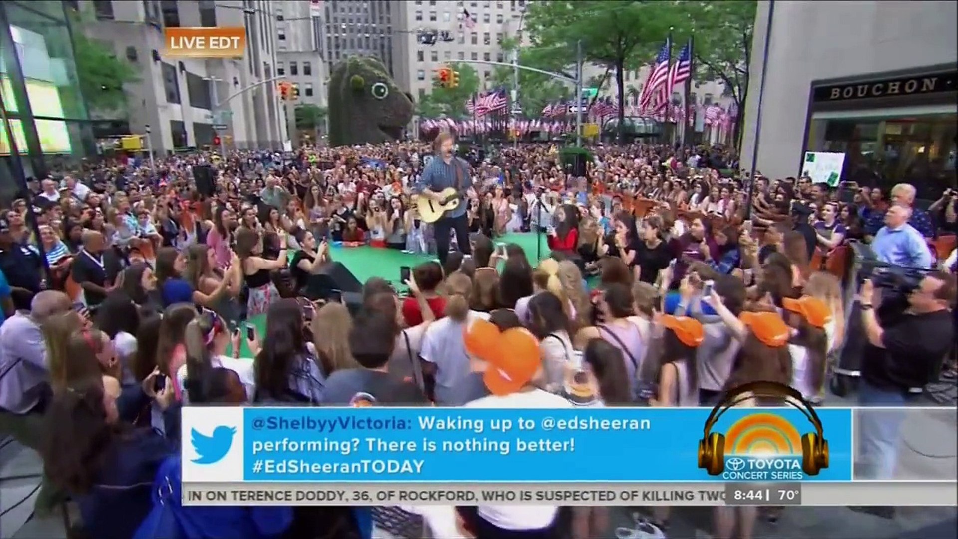 Ed Sheeran Today Show Concert Performance | LIVE 7-4-14