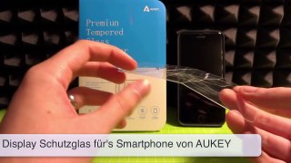 AUKEY Display Schutzglas im Test Super dünner Schutzschild für den Smartphone Screen