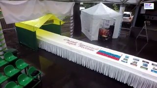 Химки. Самый длинный торт России засняли с воздуха
