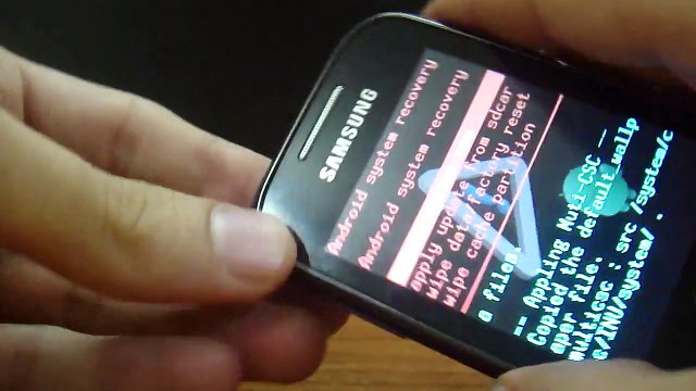 How to flash JellyBlast v3 Jelly Bean 4.1.1 custom ROM on Samsung galaxy Pocket GT-S5300