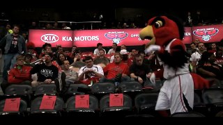 Harlem Shake with the Atlanta Hawks mascot