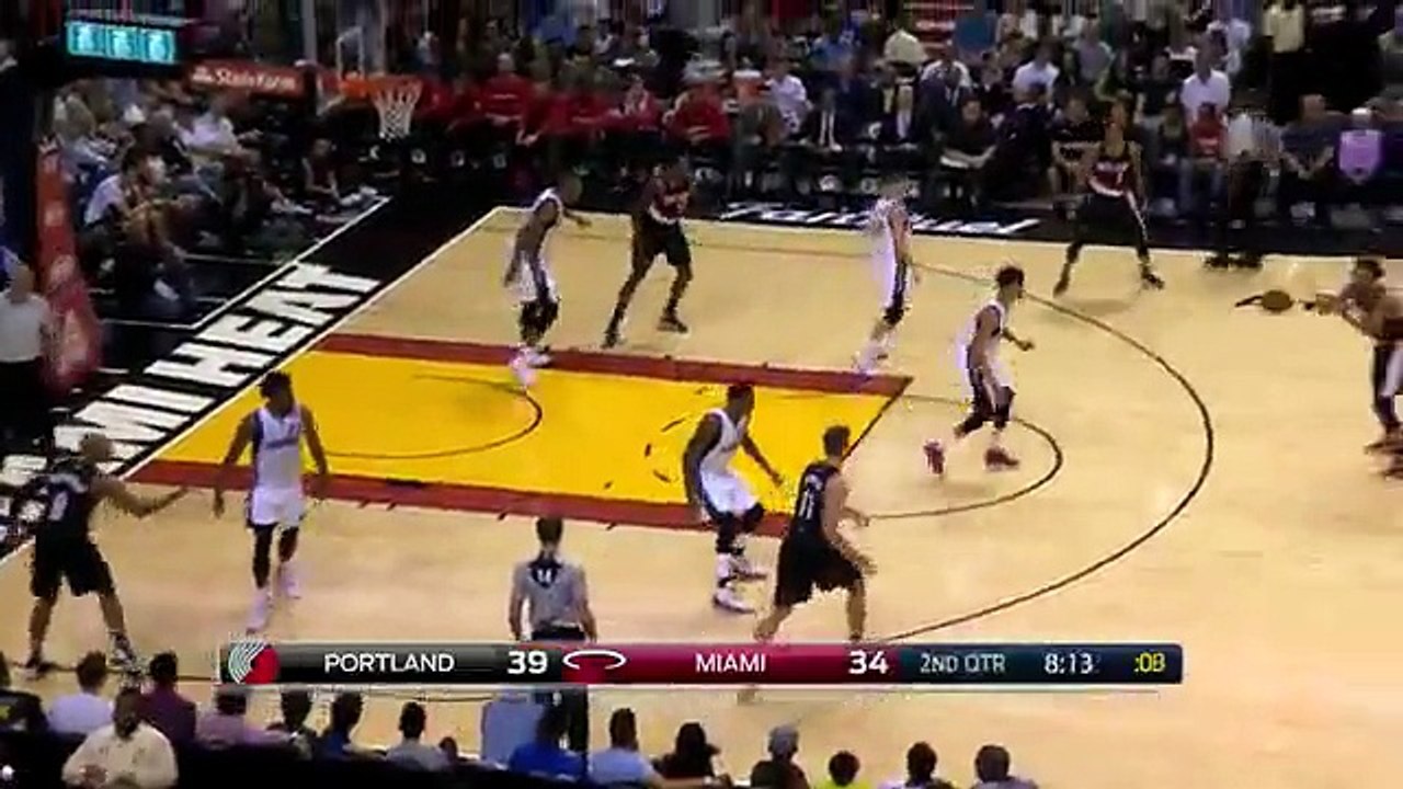 Miami Heat Highlights vs Portland Trail Blazers - December 20, 2015 - NBA 2015-16 Season