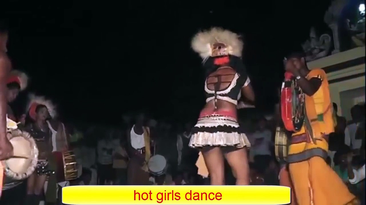 latest hot karakattam dance with young beatiful girls/item dance video 51