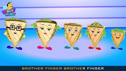 Finger Family | Sandwich Finger Family | Finger Family Nursery Rhymes