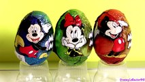 New Mickey Mouse Surprise Eggs with Minnie Mouse Chocolate Sorpresa Huevos! Disneycollecto