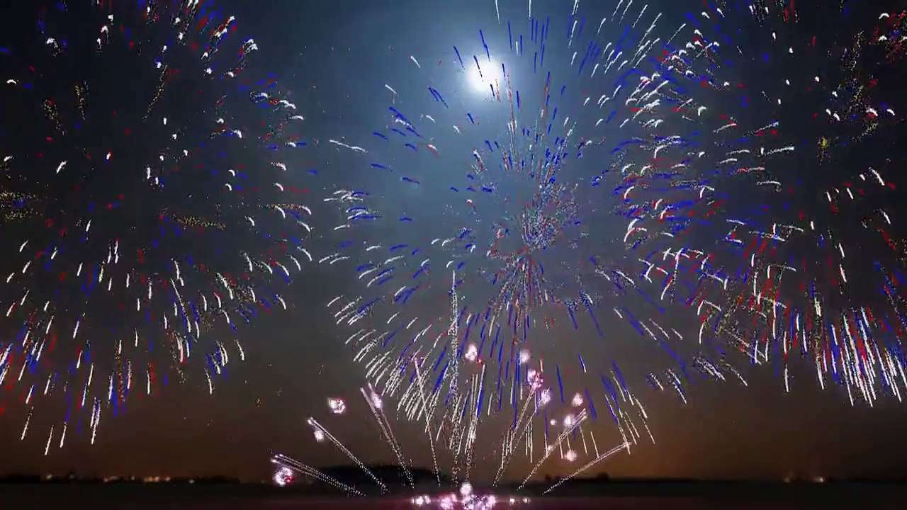 Hipnoz Edici Havai Fişek Gösterisi Fireworks HD
