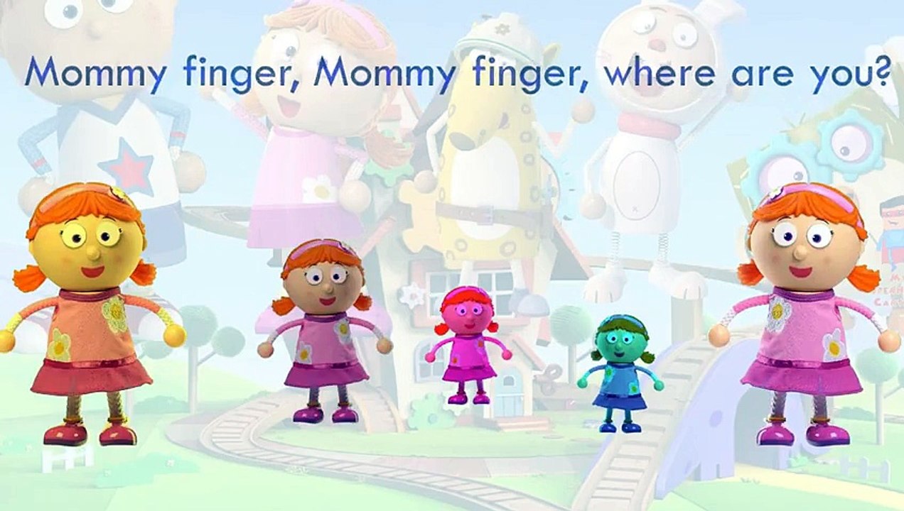 Tickety Toc Finger Family Nursery Rhyme for Chi...