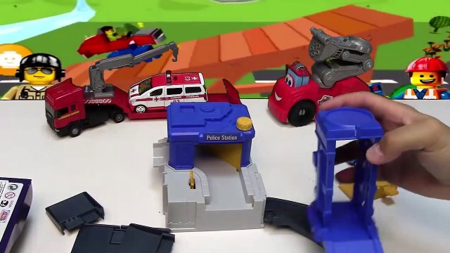 lego police, police car, cartoon about Lego, лего полиция, полицейская машина