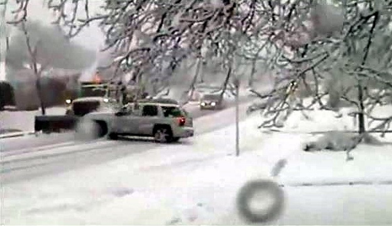 @ Cars Crashing And Sliding on Ice