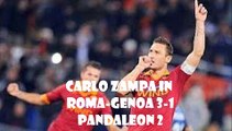 Roma Genoa 3 1 Commento Zampa Totti,Romagnoli,Perrotta AUDIOGOL(03022013)