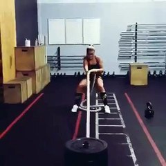 Paige VanZant CrossFit training for UFC 191