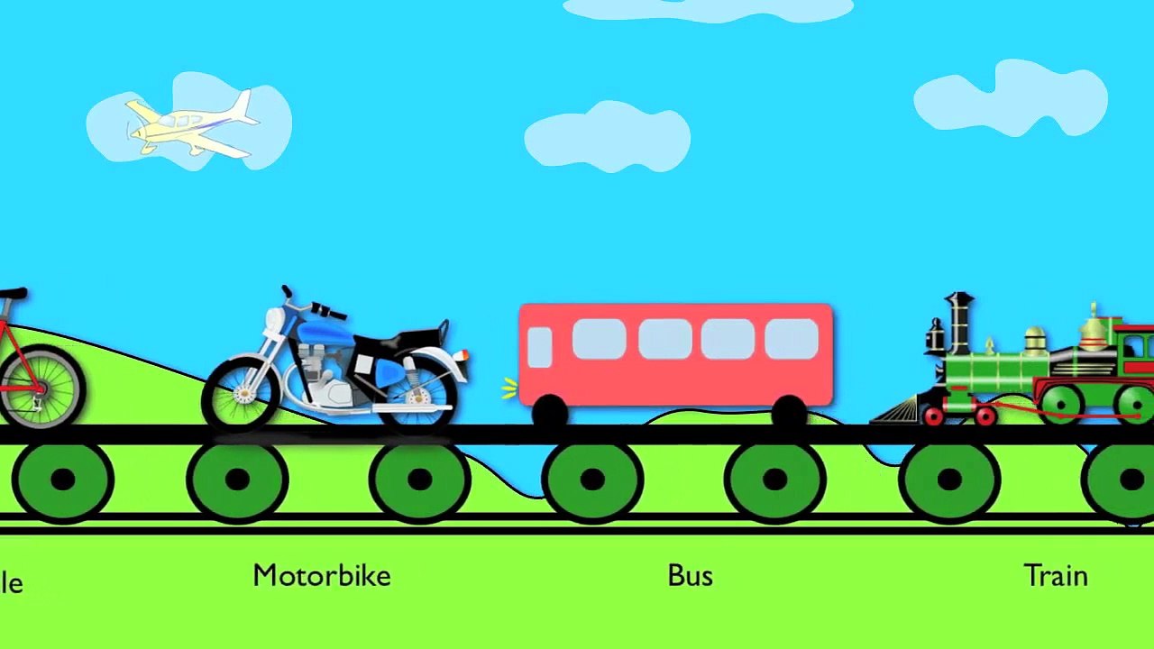 Vehicle Train Learning for kids