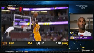 Kobe Bryant Post Game Interview Lakers vs Suns 10.21.14