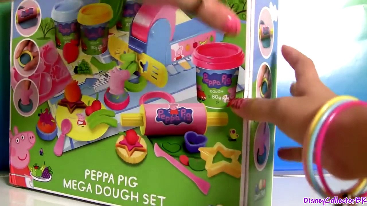 Peppa Pig Mega Dough Fun Factory Machine ❤ DIY Play Doh Cookies Cupcakes ❤ Fábrica Lo